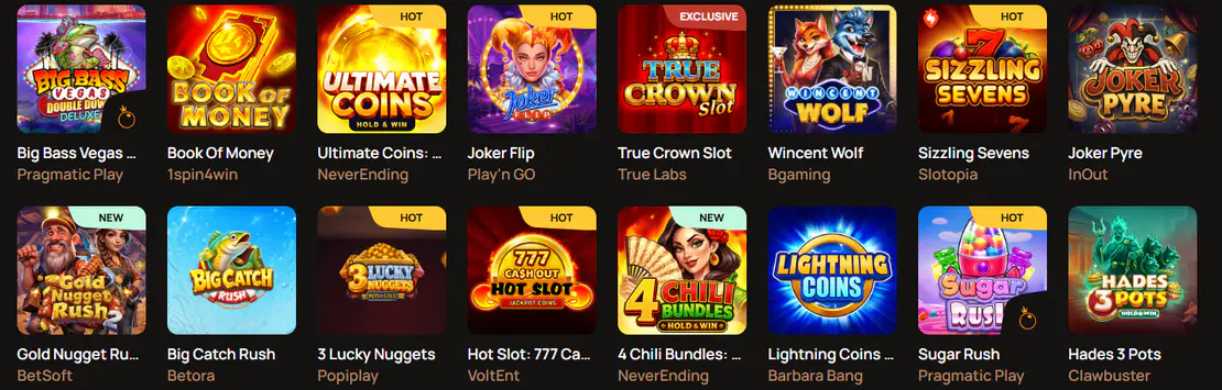 ritzo casino spellen